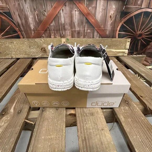 Women's Hey Dude Wendy Boho Distressed Azca Shoe Size 5 - Picture 4 of 5